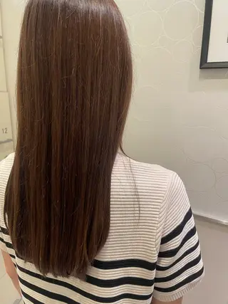 ロング カラー こやま りほのヘアスタイル