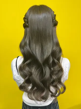 ロング ヘアアレンジ 新宿|ヘアセット専門 |aira*。゚のヘアスタイル