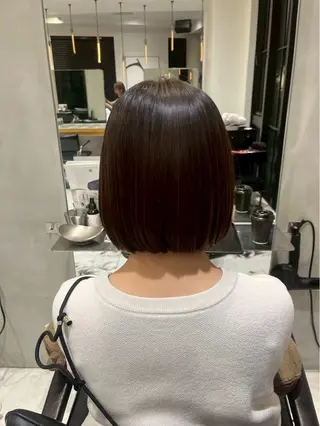 ショート カラー 艶髪/ボブモデル 募集🫧terukaのヘアスタイル