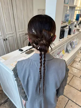 ロング ヘアアレンジ Yamaoka Mikuのヘアスタイル