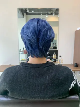 カラー メンズ 抜け感ダブルカラー miyukiのヘアスタイル