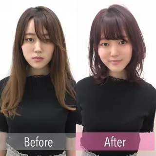 ミディアム カラー 大人可愛いショート* NoWL栗原隆成のヘアスタイル