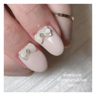 ミディアム ネイル 🐾enen style 🐾のネイルデザイン