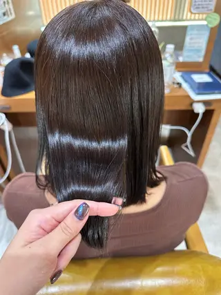 セミロング カラー 🫧アレンジ・髪質 改善maica🫧のヘアスタイル
