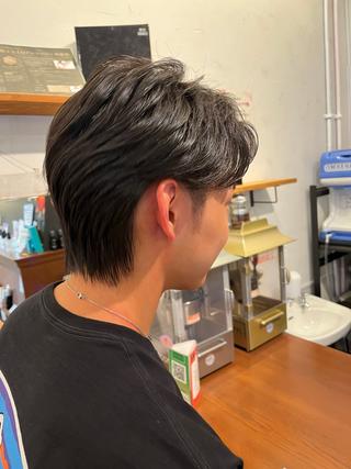 パーマ メンズ 佐藤 宰 OZ桑野店のヘアスタイル