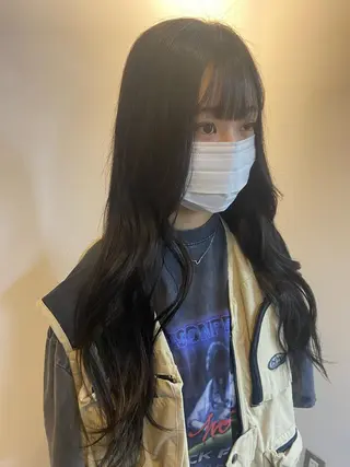 ロング 髪質改善 メンズパーマゆうひのヘアスタイル