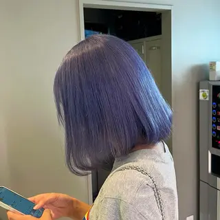 ショート カラー ブリーチカラー 🩵MIZUKIのヘアスタイル