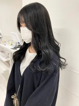 ロング カラー Amelie yunのヘアスタイル