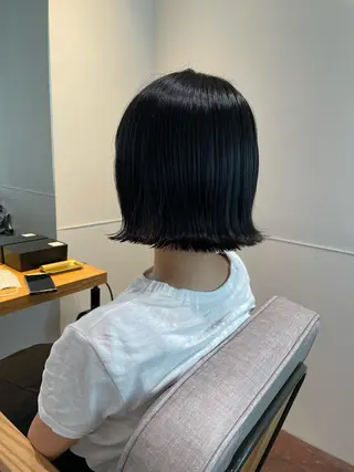 ショート カラー miu. ボブ/半個室サロンのヘアスタイル