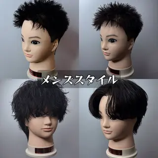 ショート パーマ メンズ スパイキーショート/ メンズパーマ/関内涼のヘアスタイル
