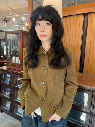 ロング 🍁ボブパーマ.レイ ヤーボブ🍁陸来のヘアスタイル