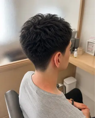 ショート メンズ 久木原 ゆりのヘアスタイル