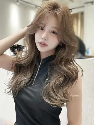ロング 林朱里/束間まつげ /レイヤーカット🌹のマツエク・マツパデザイン