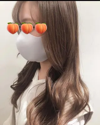 ロング ヘアアレンジ レイヤーカット⭐︎ 韓国ヘア⭐︎YUKAのヘアスタイル