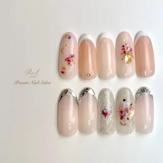 ネイル モチの良さ◉ フィルインネイル♡のネイルデザイン