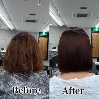 ミディアム Aoba 🫧艶ハイトーン🫧のヘアスタイル