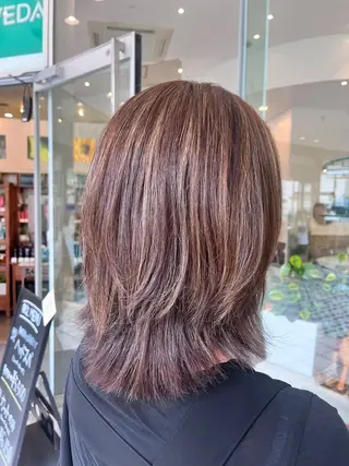 セミロング カラー AVEDAカラー/ oharaのヘアスタイル