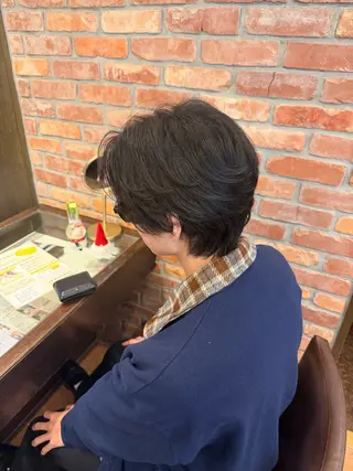 パーマ メンズ 和田 楓のヘアスタイル