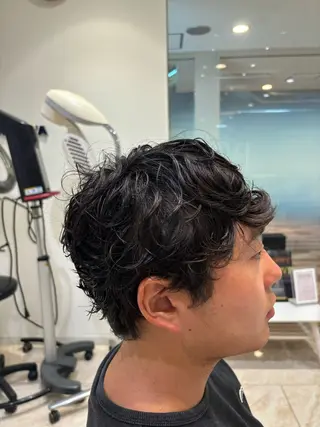 パーマ メンズ メンズパーマ 柏木結太のヘアスタイル