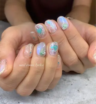 ネイル ネイルルームリッカ 𝐦𝐚𝐲𝐮のネイルデザイン