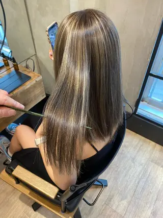 セミロング 100％可愛い顔周り 💓レイヤー/しずくのヘアスタイル