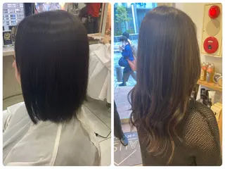 ショート カラー パーマ ヘアアレンジ キッズ あやか 白髪ぼかしハイライトのその他イメージ