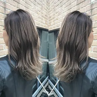 セミロング カラー パーマ ヘアアレンジ メンズ キッズ ネイル マツエク・マツパ サロンドミルク 渋谷高比良のヘアスタイル