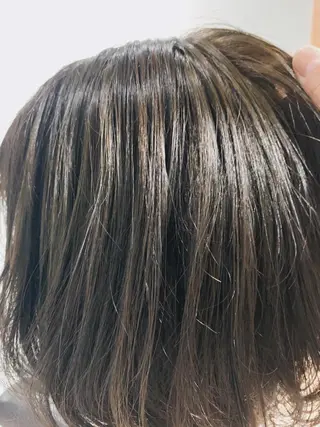 ショート カラー ヘアアレンジ ボブパーマコテ巻き風 パーマNo1深江秀平のヘアスタイル