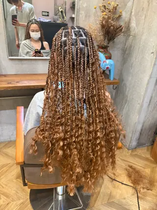 ヘアアレンジ MIRAI パーマ/エクステのヘアスタイル