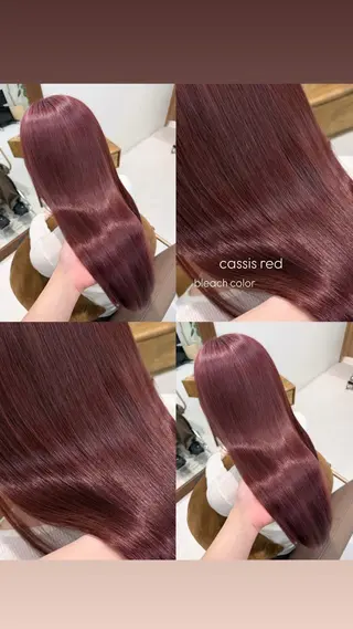 ロング カラー 暖色カラー /ヘアアレンジ/花鈴のヘアスタイル