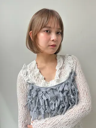 ミディアム カラー 艶カラー🐳🫧 サヤカ 🐳のヘアスタイル