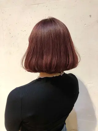 ショート カラー 銀座/ハイトーン/ hayaka 🖤のヘアスタイル
