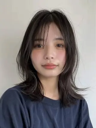 ミディアム イノウエ アイ KNACK梅田茶屋町のヘアスタイル