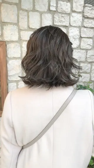 ミディアム カラー ヘアアレンジ 髪質改善/透明感 OAK兵庫のヘアスタイル