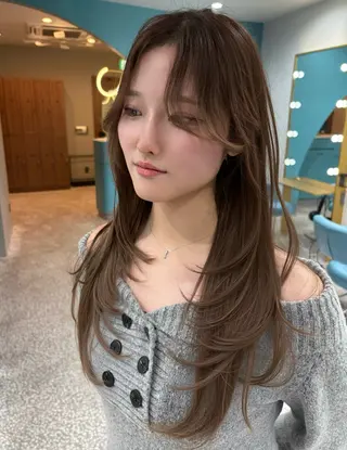 ロング 上谷 圭輝のヘアスタイル