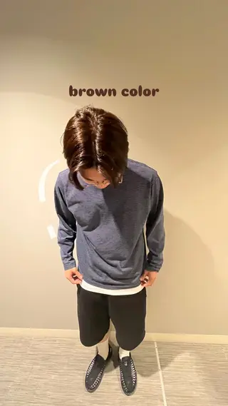カラー メンズ 辻 瑛大のヘアスタイル