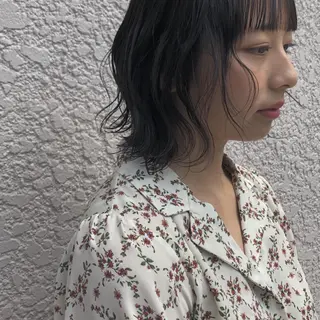 ミディアム カラー yajima Moemiのヘアスタイル