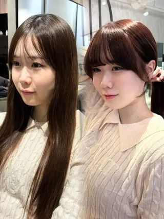 ロング 西田  美侑 /カットモデルのヘアスタイル