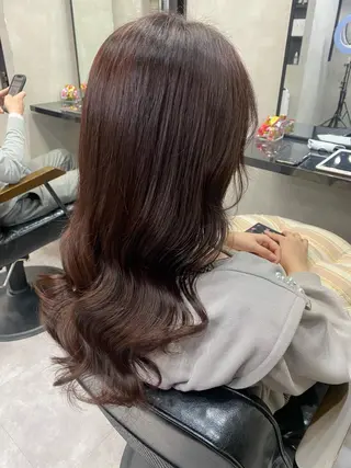 ロング カラー ヘアアレンジ FAAM Tsuneのヘアスタイル
