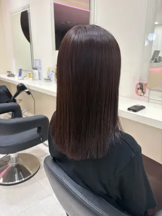 ミディアム カラー 💕мei 透明感カラー💕のヘアスタイル