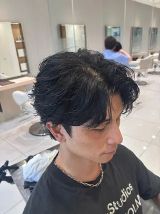 ショート パーマ メンズ 💠メンズ縮毛矯正 /パーマ💠林慶太のヘアスタイル