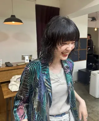 パーマ NAGISA髪質改善 &透明感カラー🪞のヘアスタイル