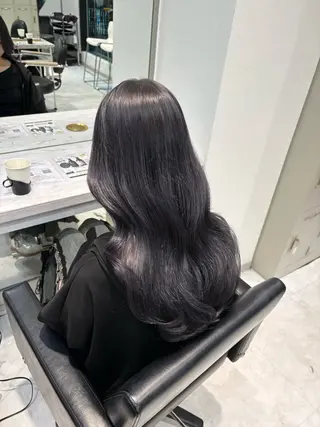 ロング カラー 色落ち綺麗🩰ハイ トーン🎀RINKAのヘアスタイル