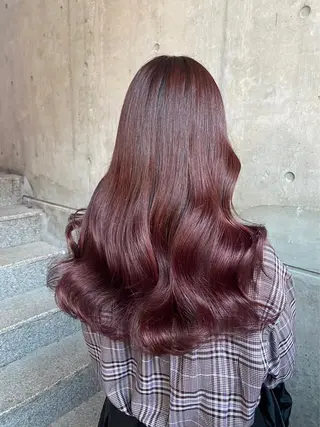 セミロング カラー ❄最強かわいいカラー ❄️MINA❄️のヘアスタイル