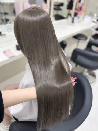ロング カラー 🤍韓国大人っぽ ベージュMAI🤍のヘアスタイル