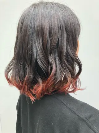 ミディアム 縮毛矯正の達人 ☆ 松本のヘアスタイル