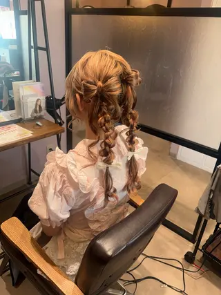 ロング ヘアアレンジ 作野 潮織のヘアスタイル