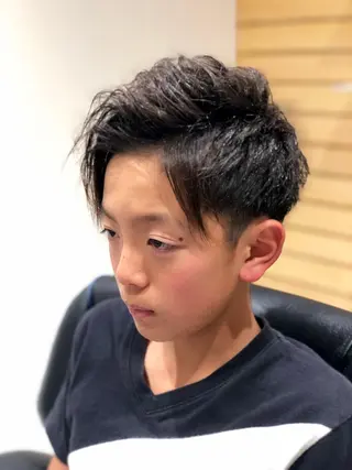 ショート キッズ ✨ケア×デザイン🎨 杉本賢人のヘアスタイル