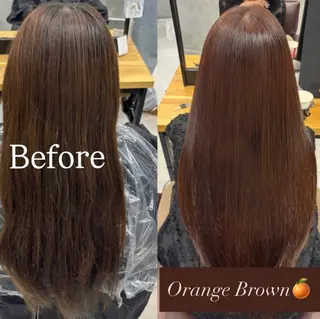ロング カラー 艶カラー✨️髪質改善 🪽縮毛矯正mamiのヘアスタイル