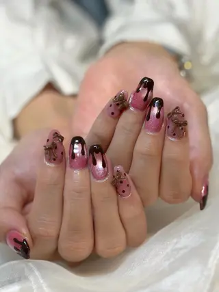 ネイル yume 🎀大人ガーリー🎀のネイルデザイン